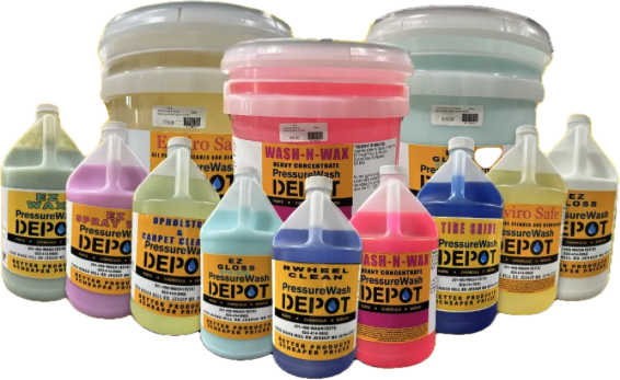 Pressure Wash Depot chemical products